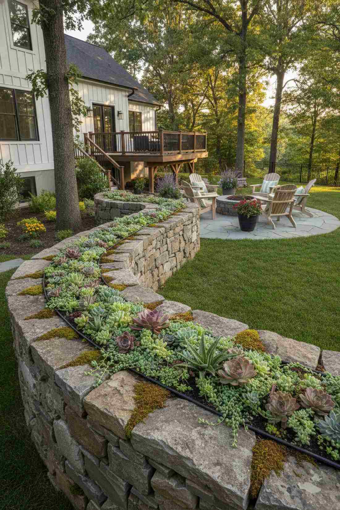 living roof garden wall