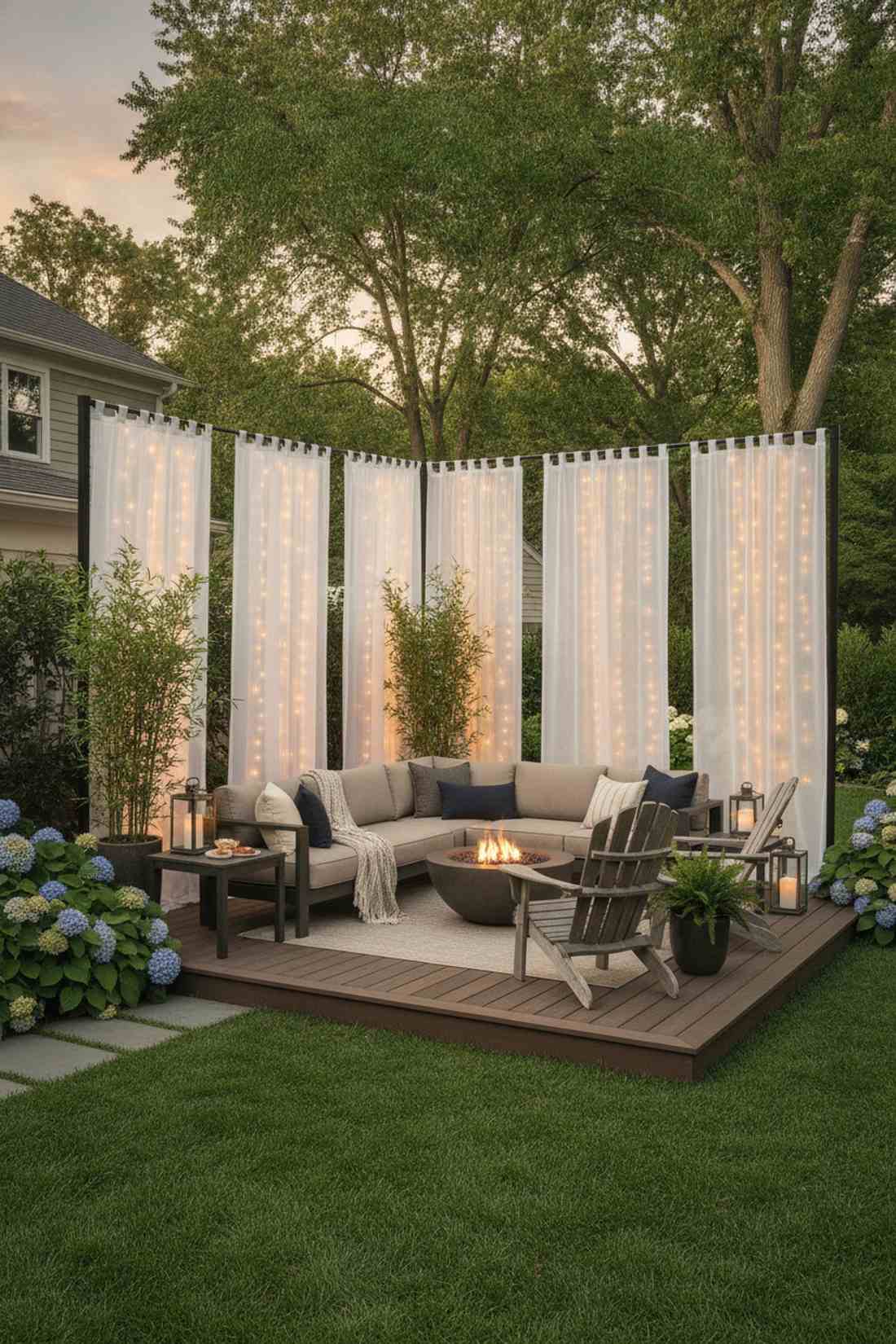 outdoor curtain privacy screens