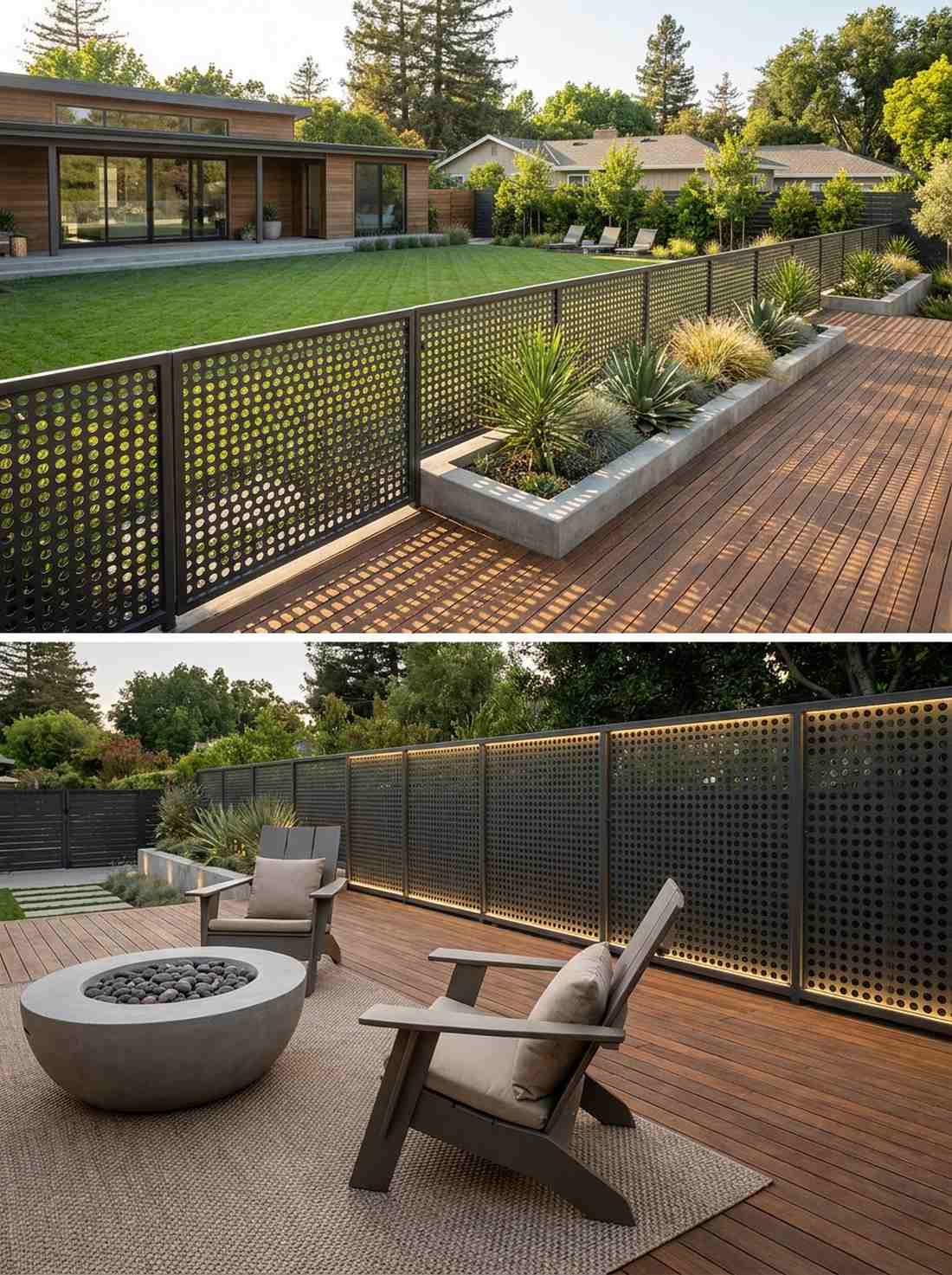 perforated metal privacy screen