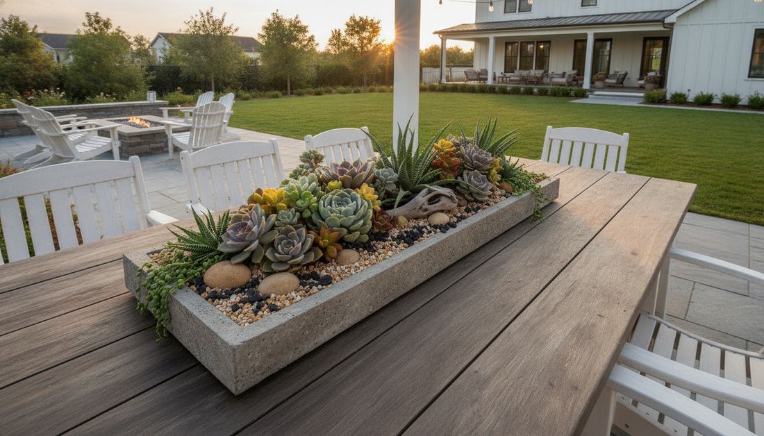 435 succulent plant arrangement vertical