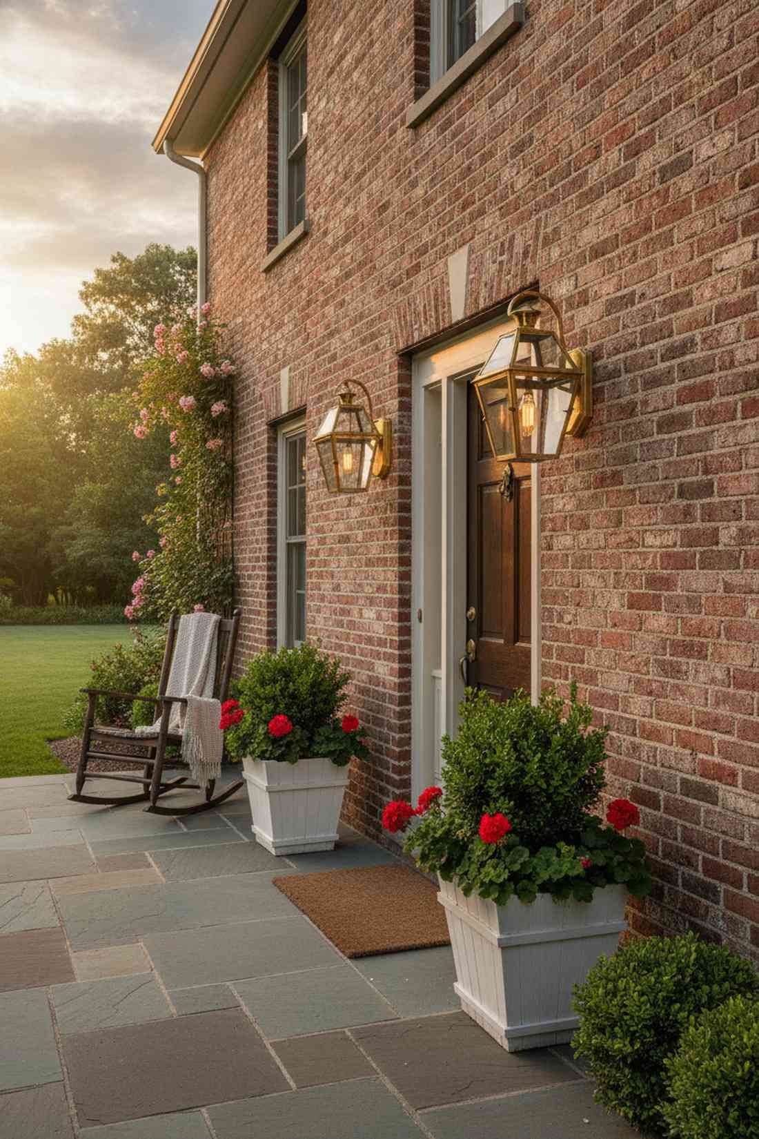 antique brass wall lanterns