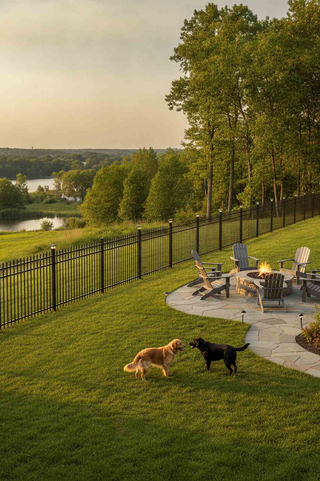 decorative metal fencing