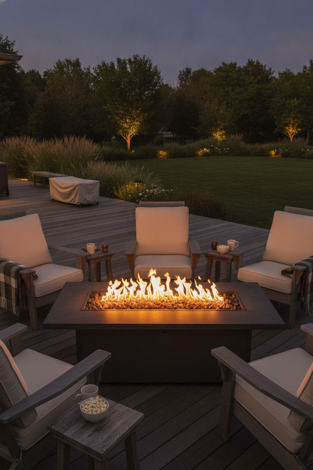 fire feature ambient glow