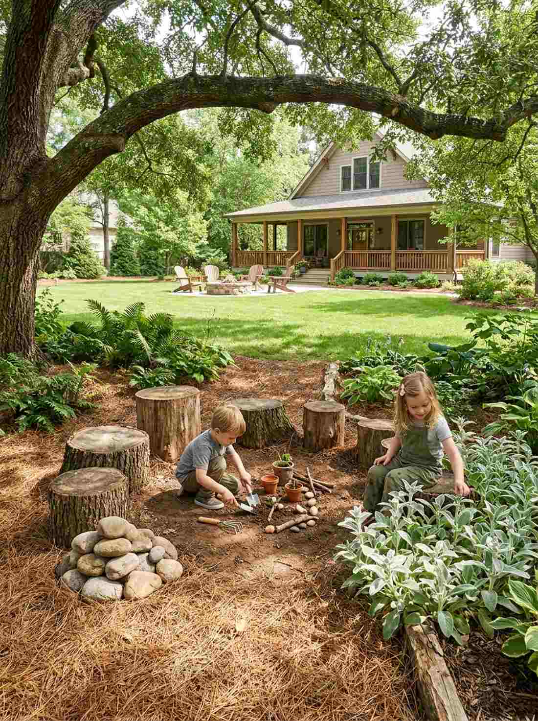 quiet kids nature nook