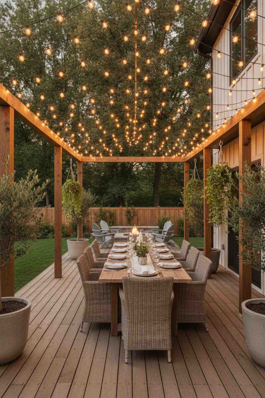 string light canopies
