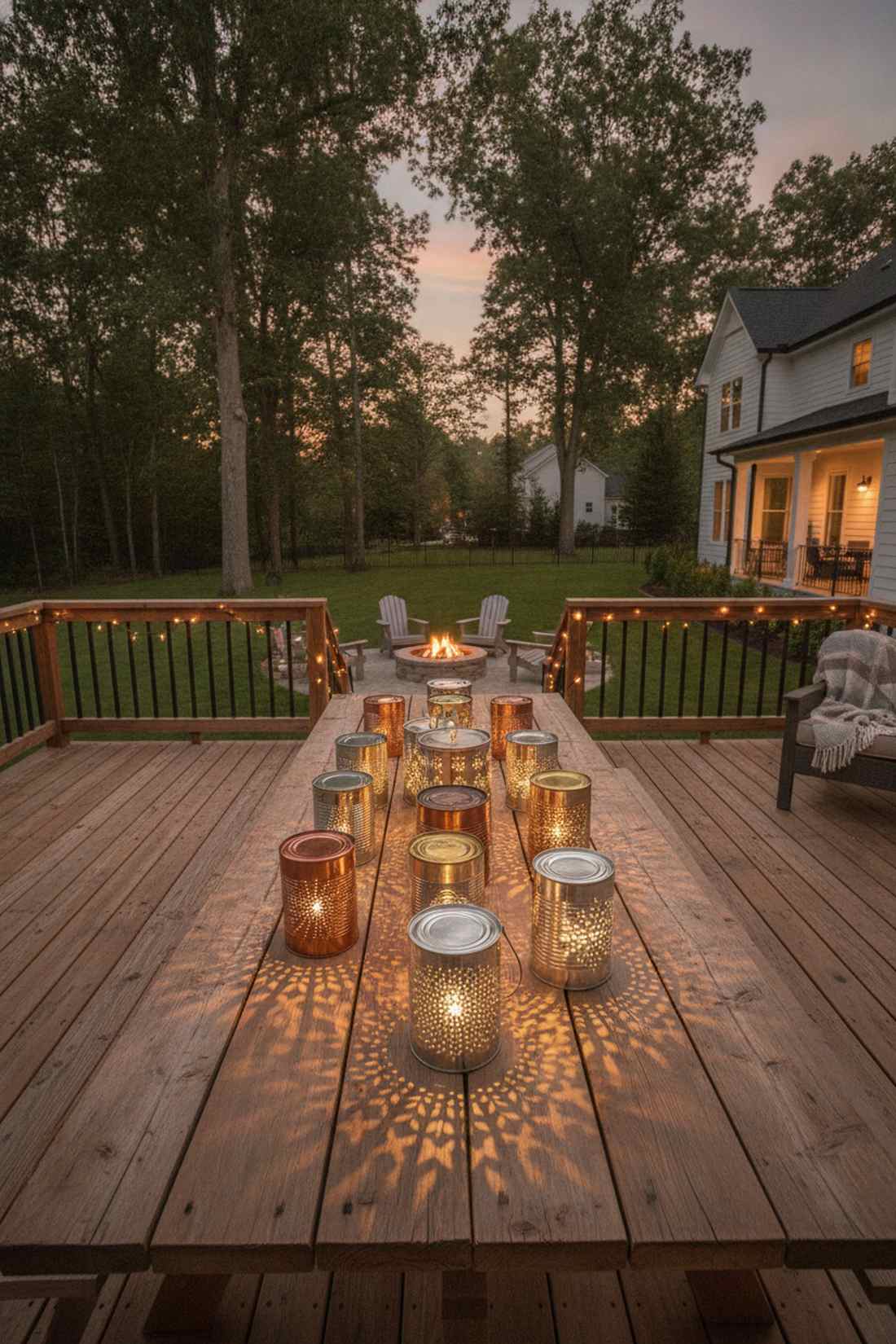 tin can lanterns