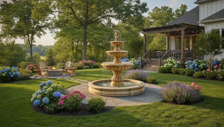 445 home garden fountain vertical