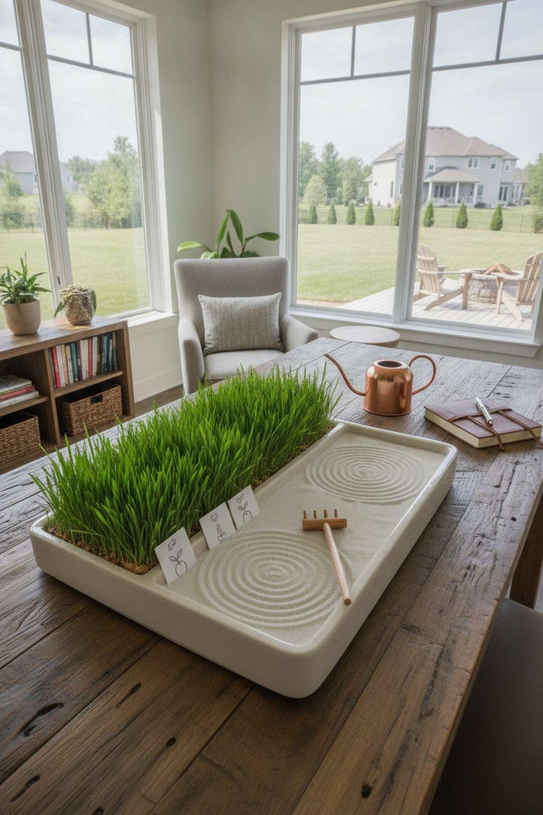 biophilic growth tracking garden