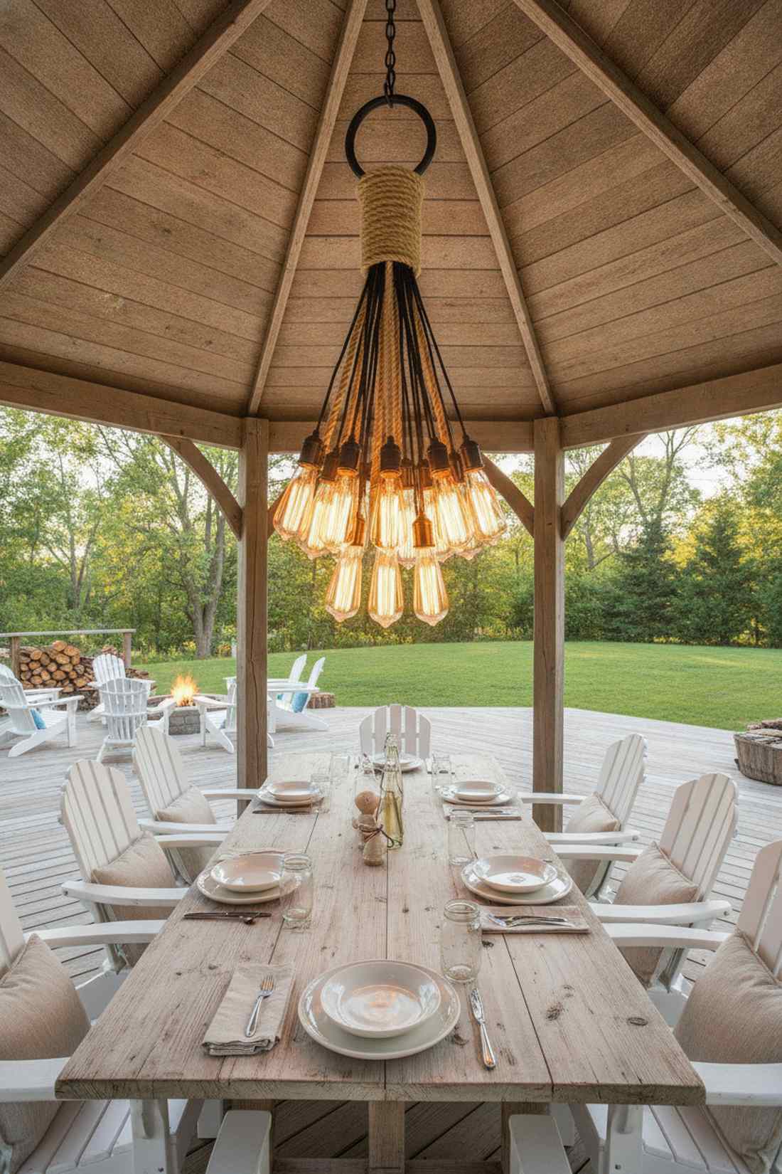 chandelier style clusters