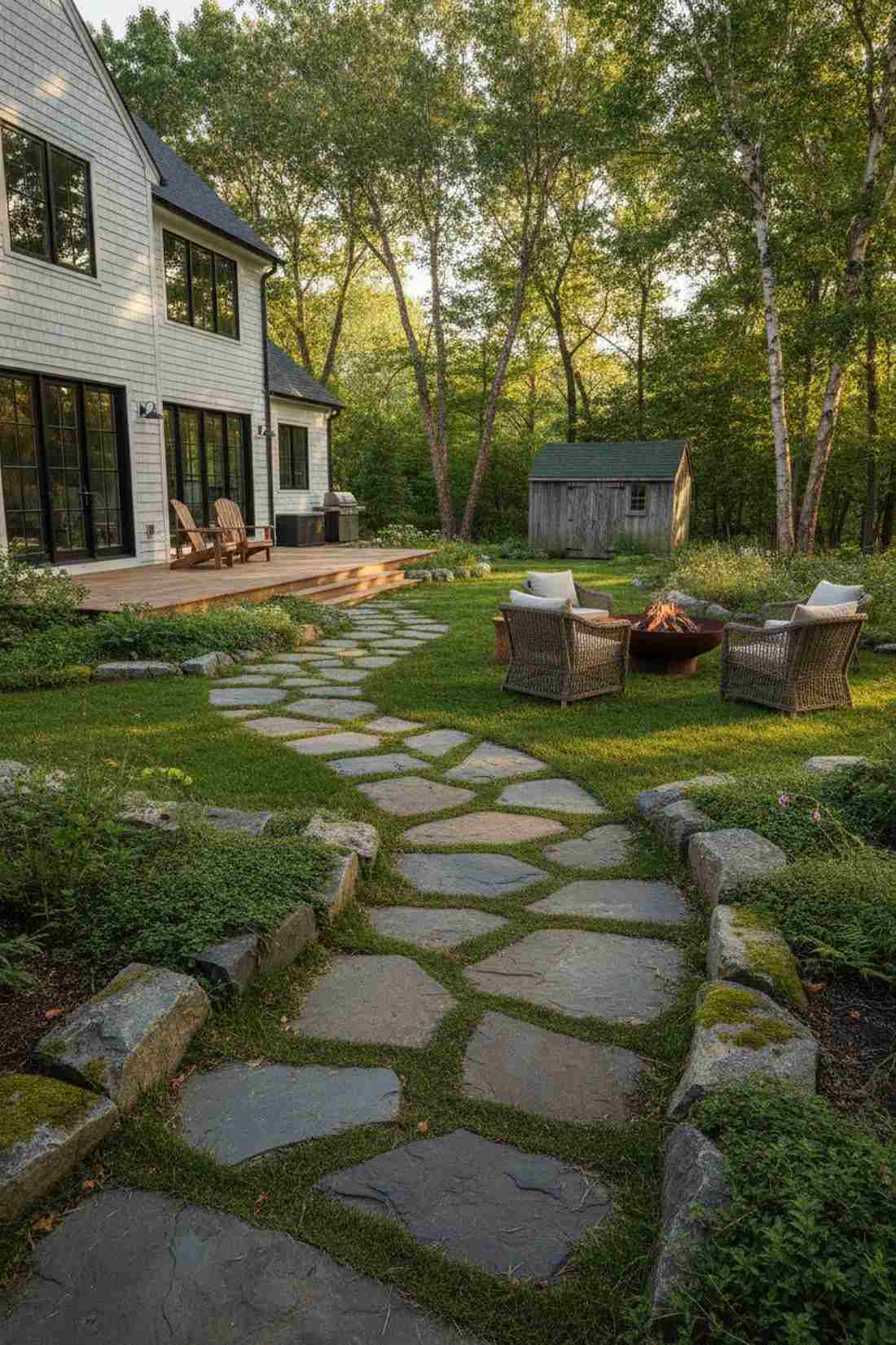 flagstone steppers