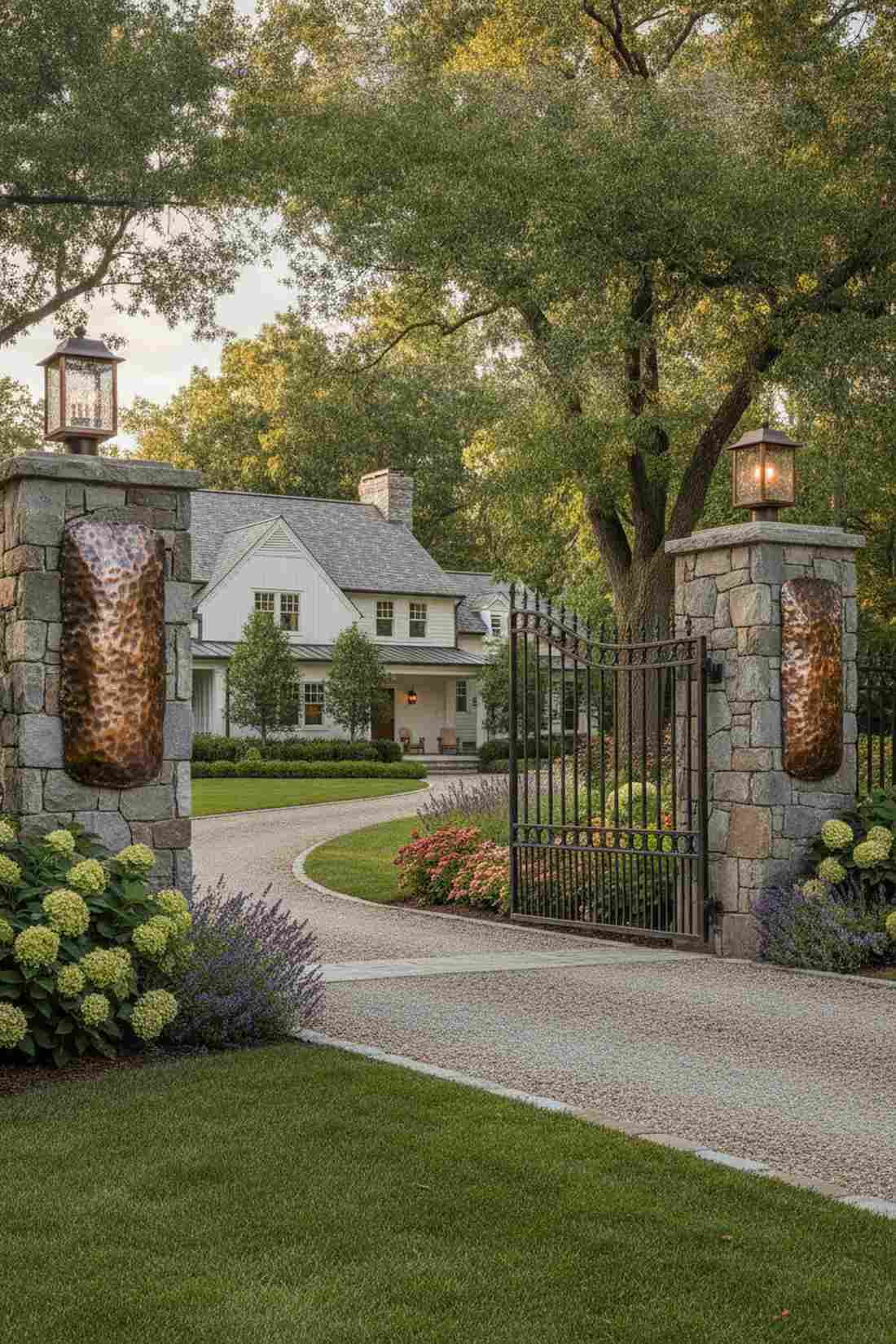 hammered bronze fixtures