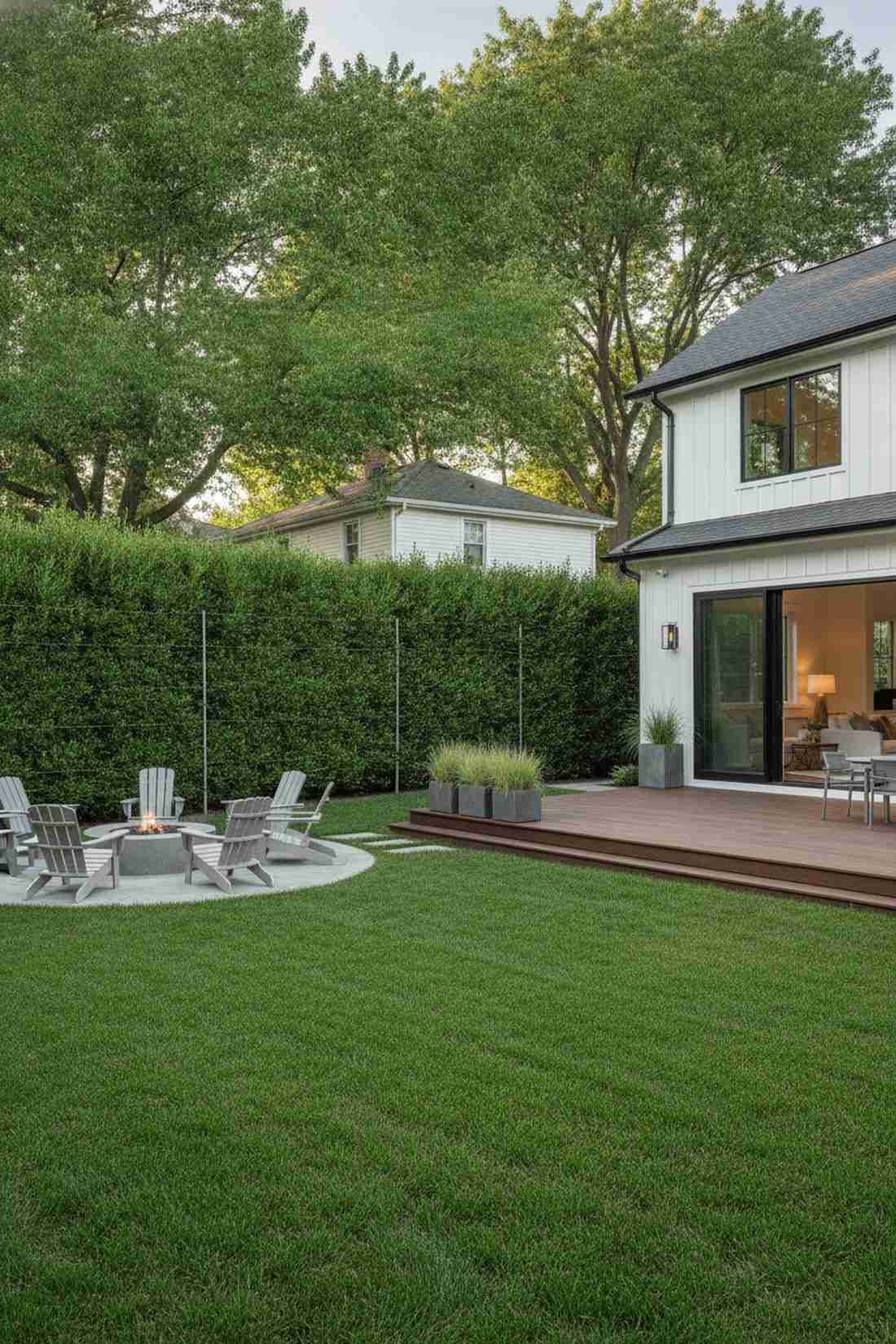 linear hedge walls