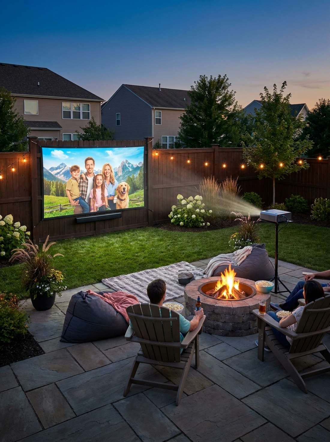 outdoor entertainment zones