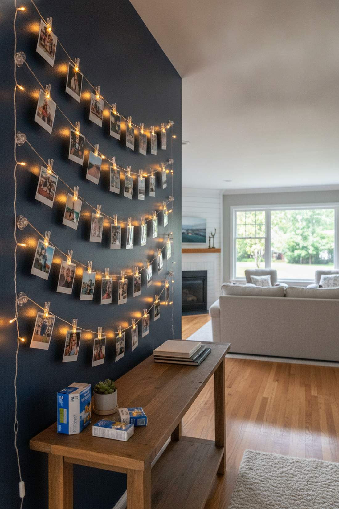 photo display light walls