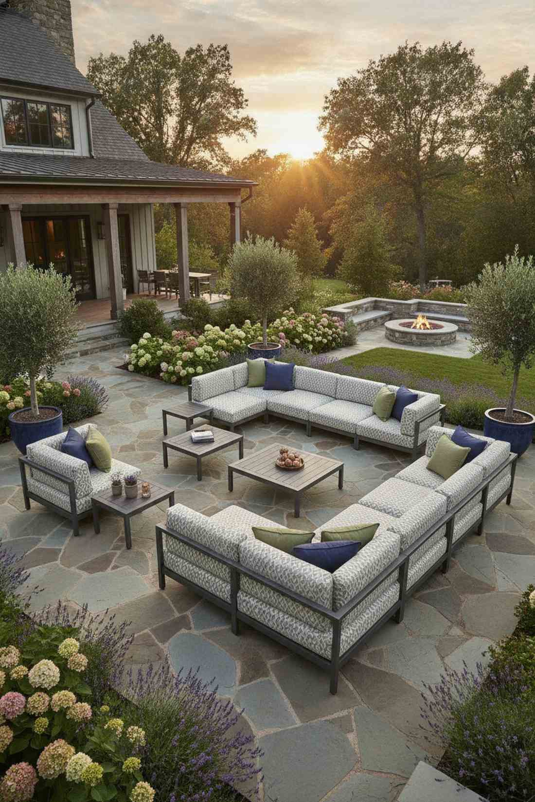 sectional conversation sets
