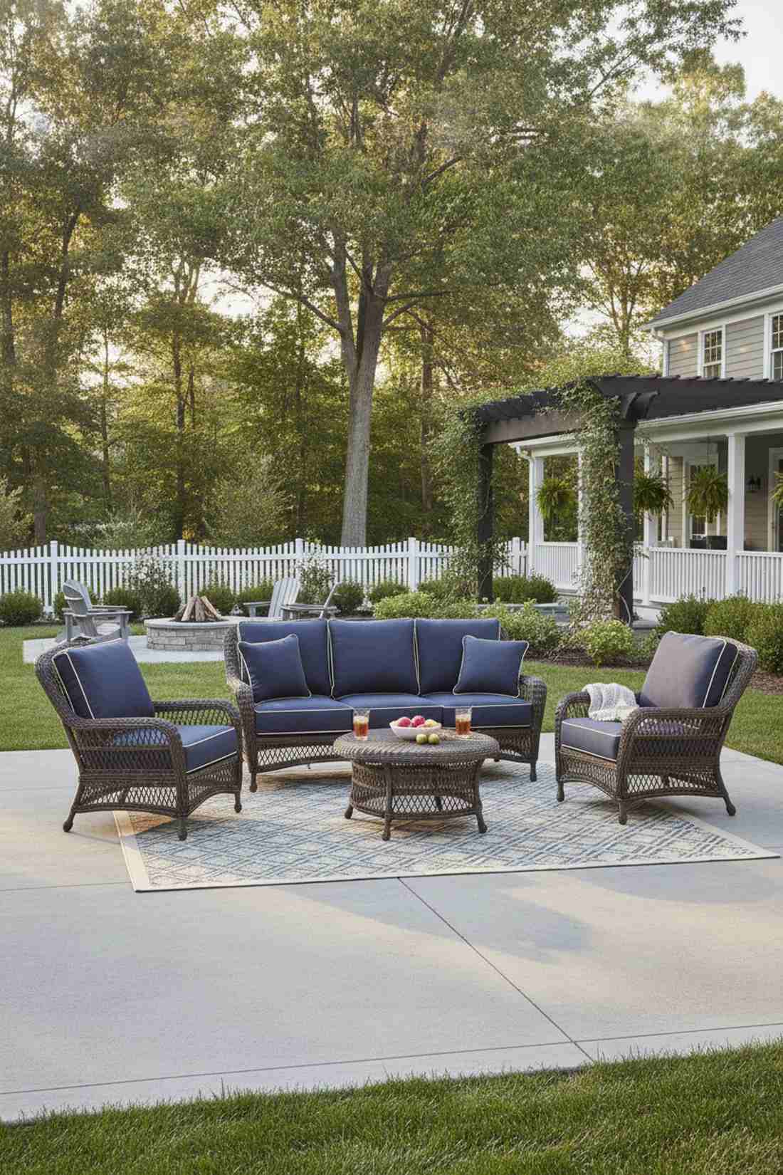 sofa loveseat and chair trio
