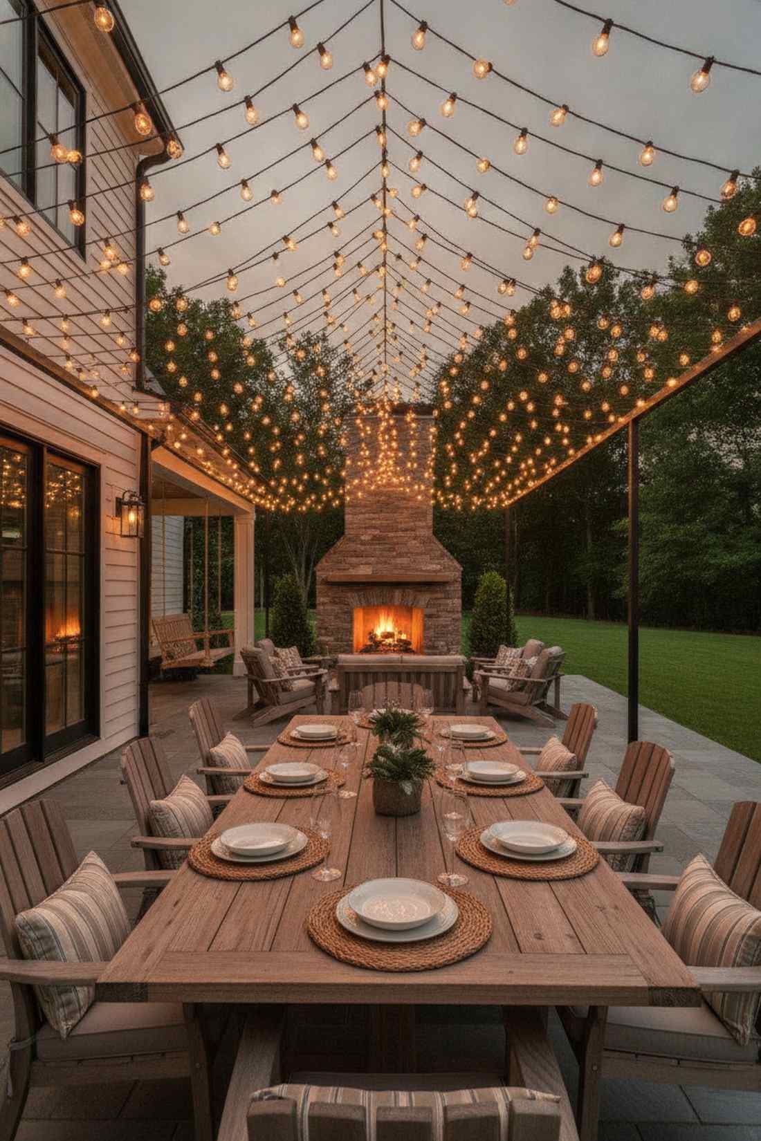 string light canopies
