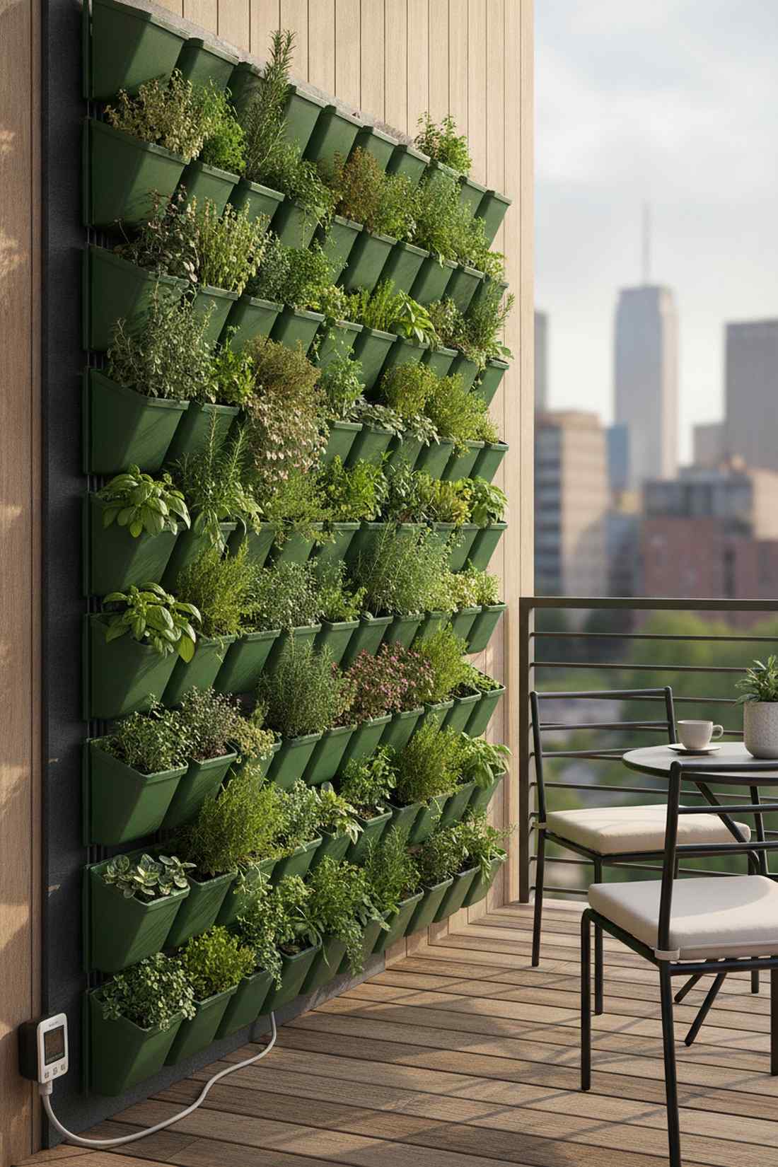 vertical garden wall fence