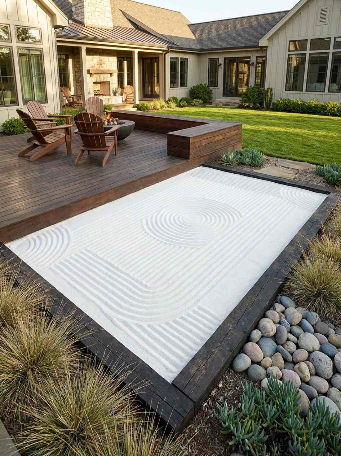 central courtyard viewing garden