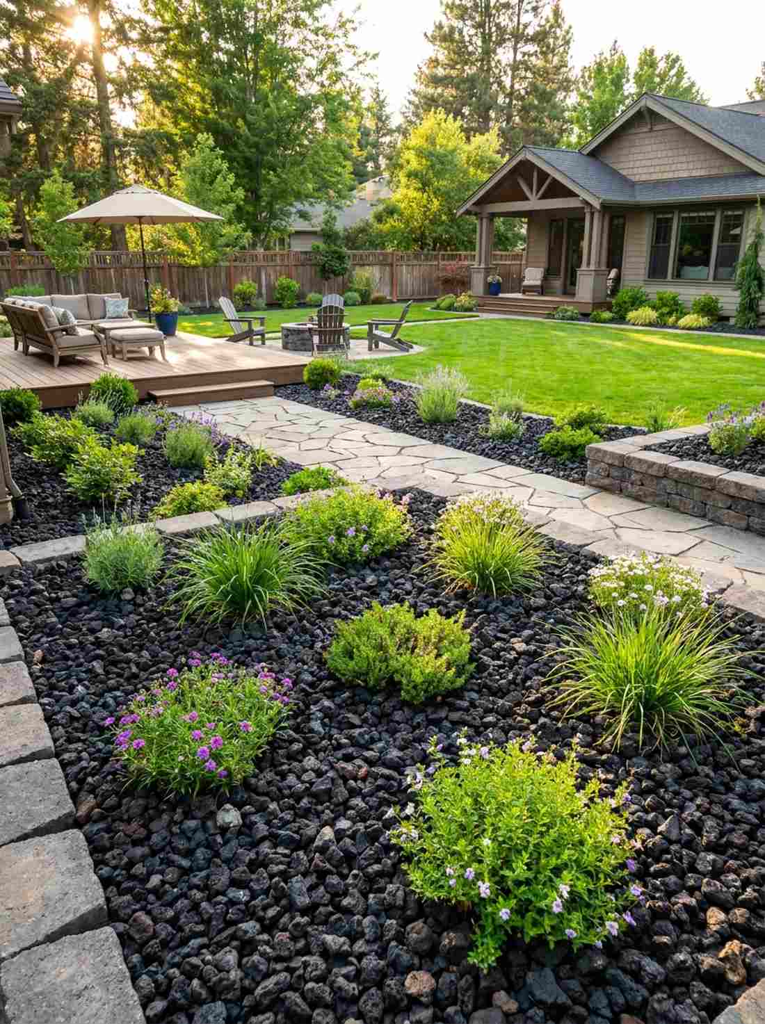 decorative stone mulch