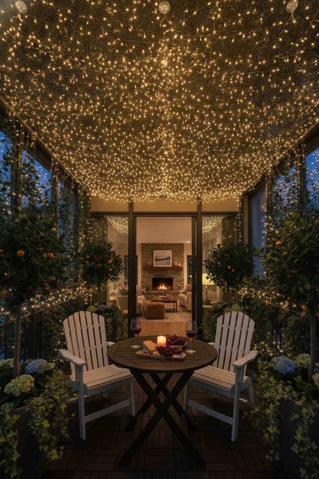 fairy light canopy