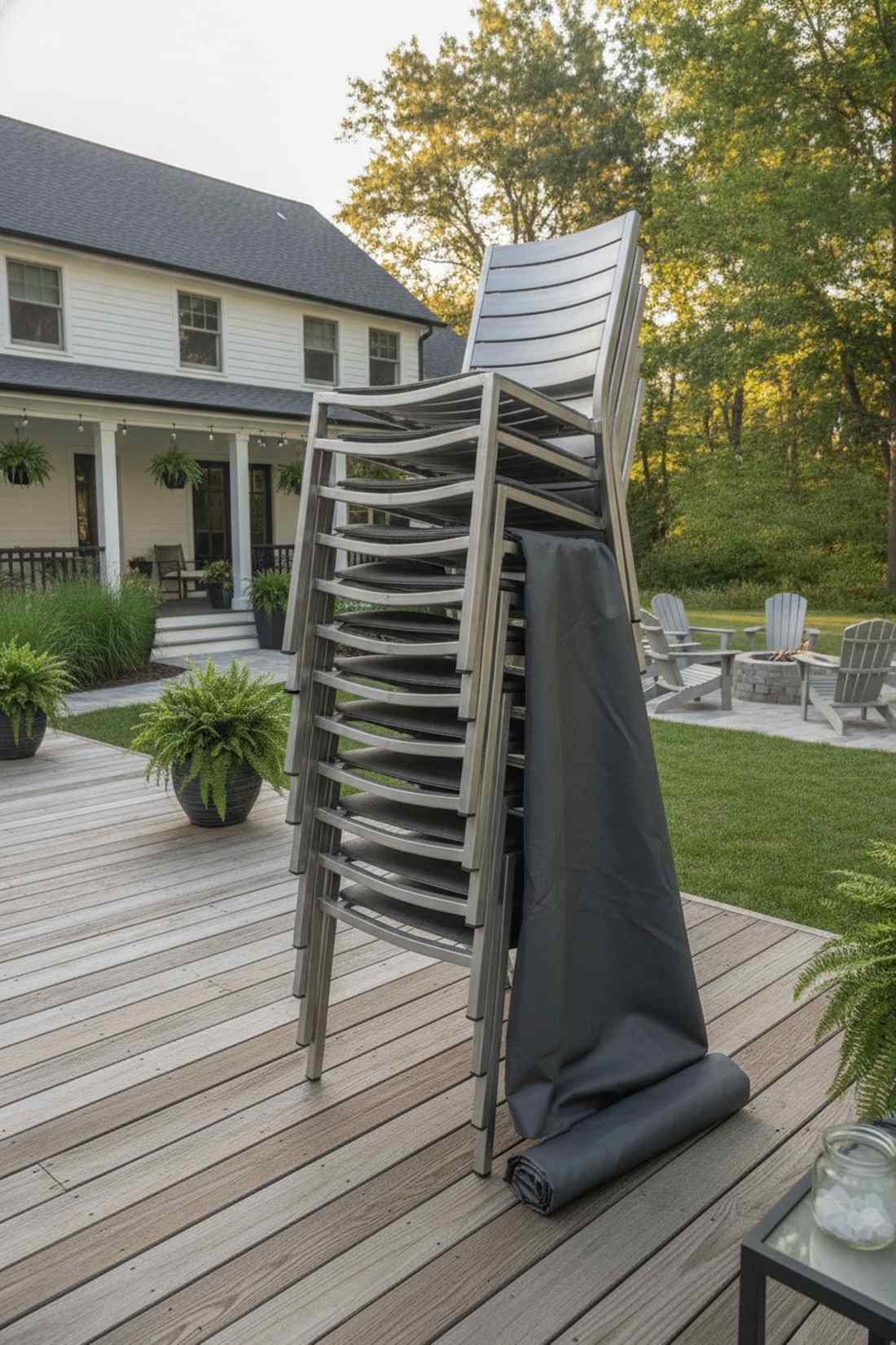 nested stacking chair collections