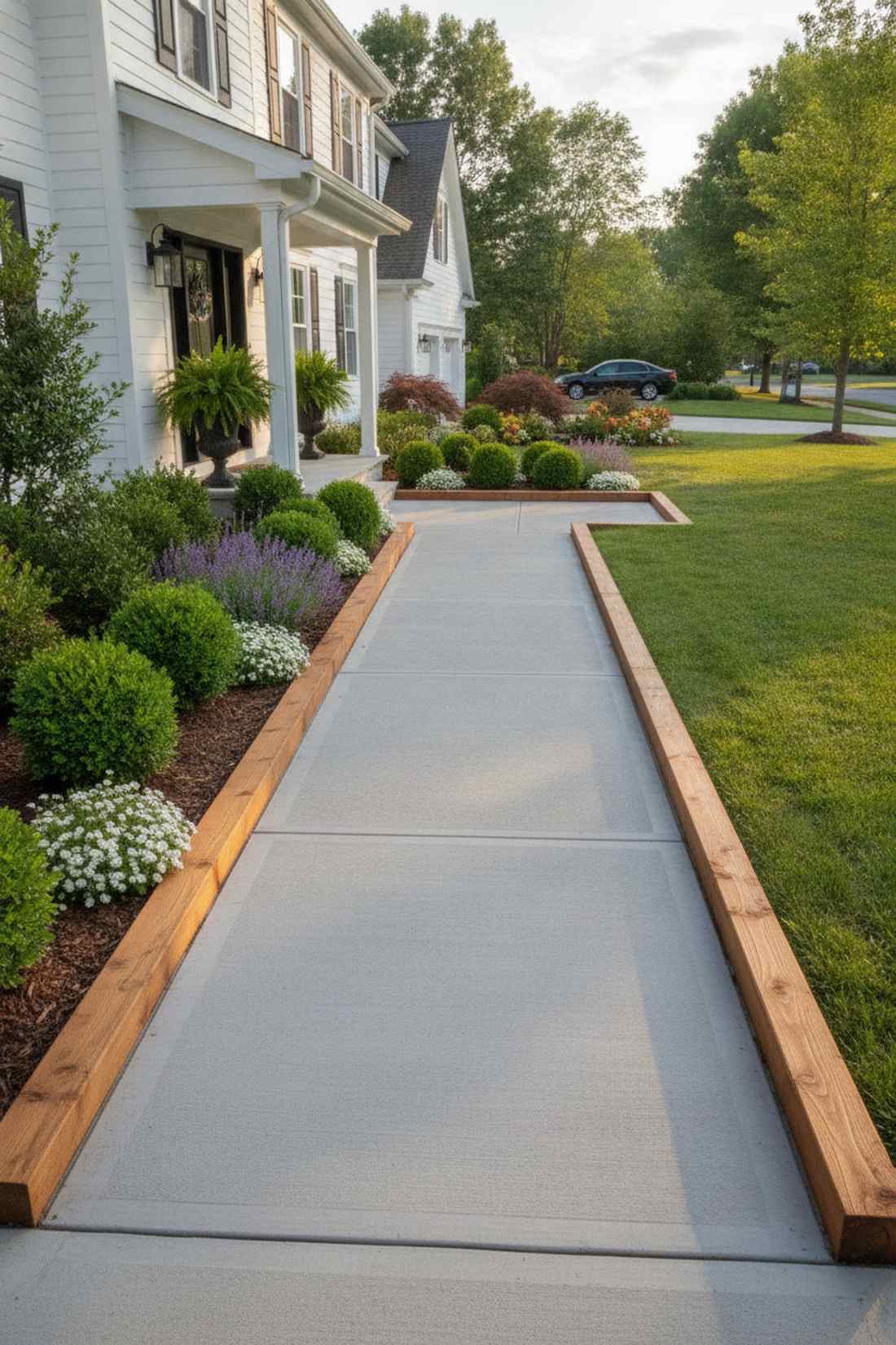 pathway border beds