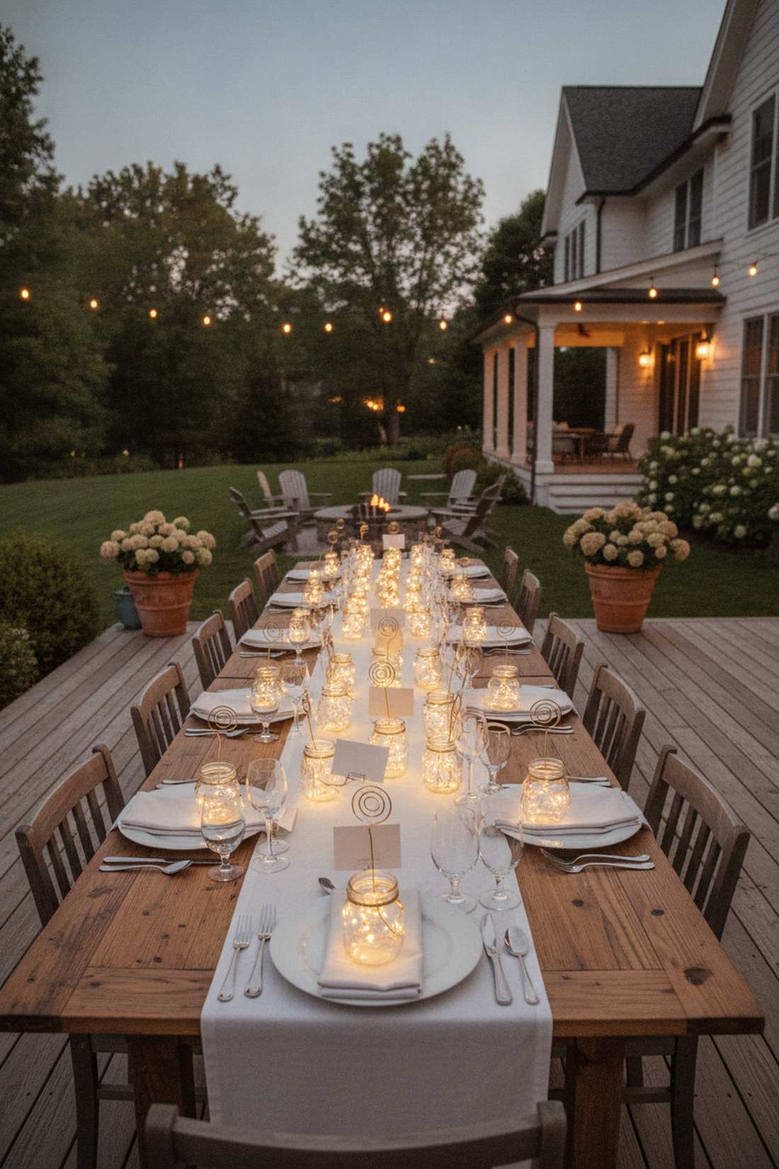 place card holder individual jars