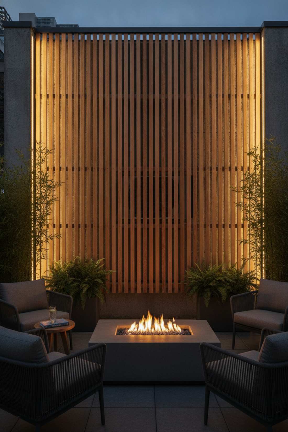 privacy screen backlit panels