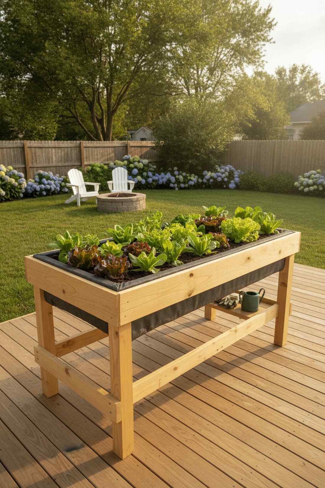 salad table garden