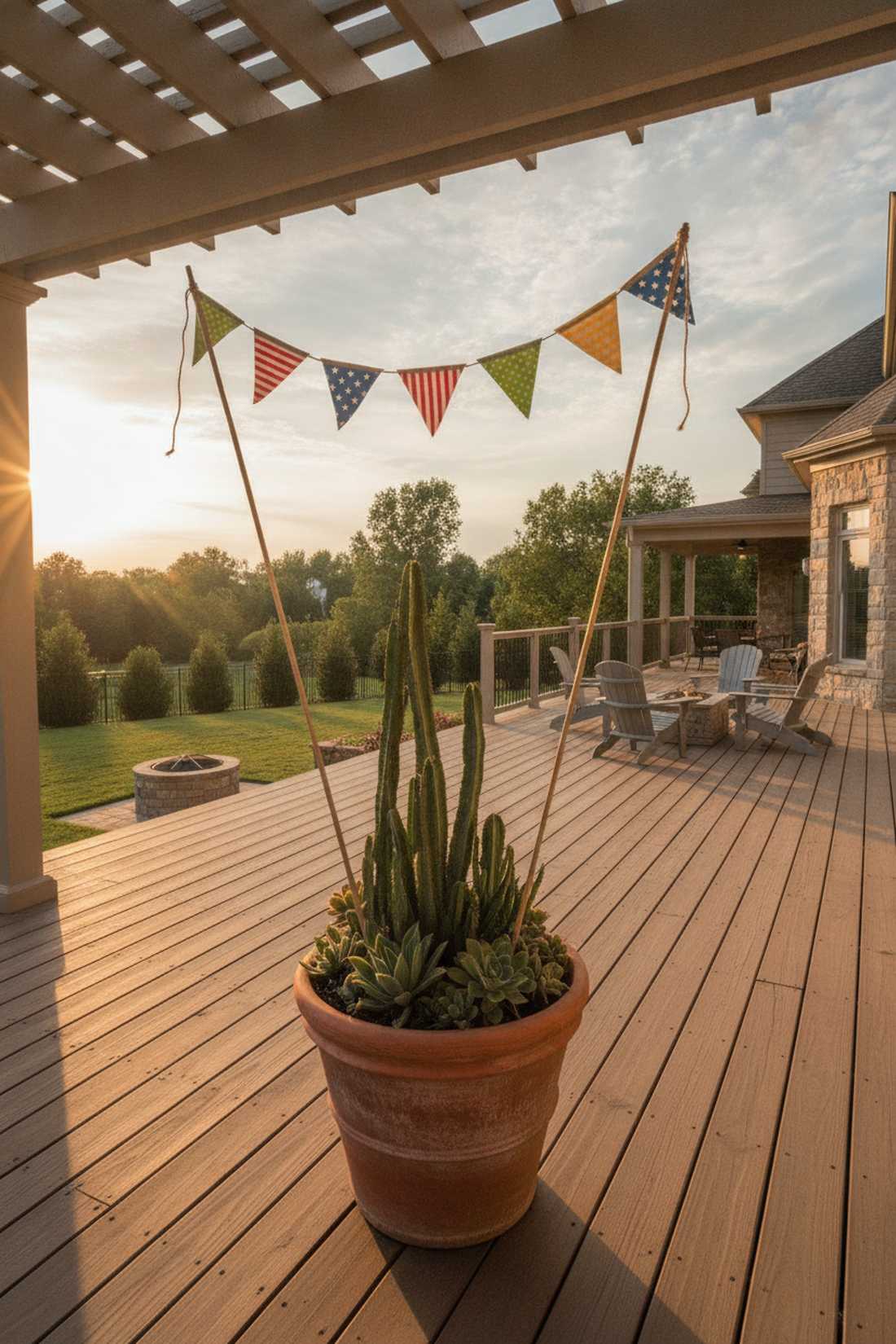 seasonal banners and flags