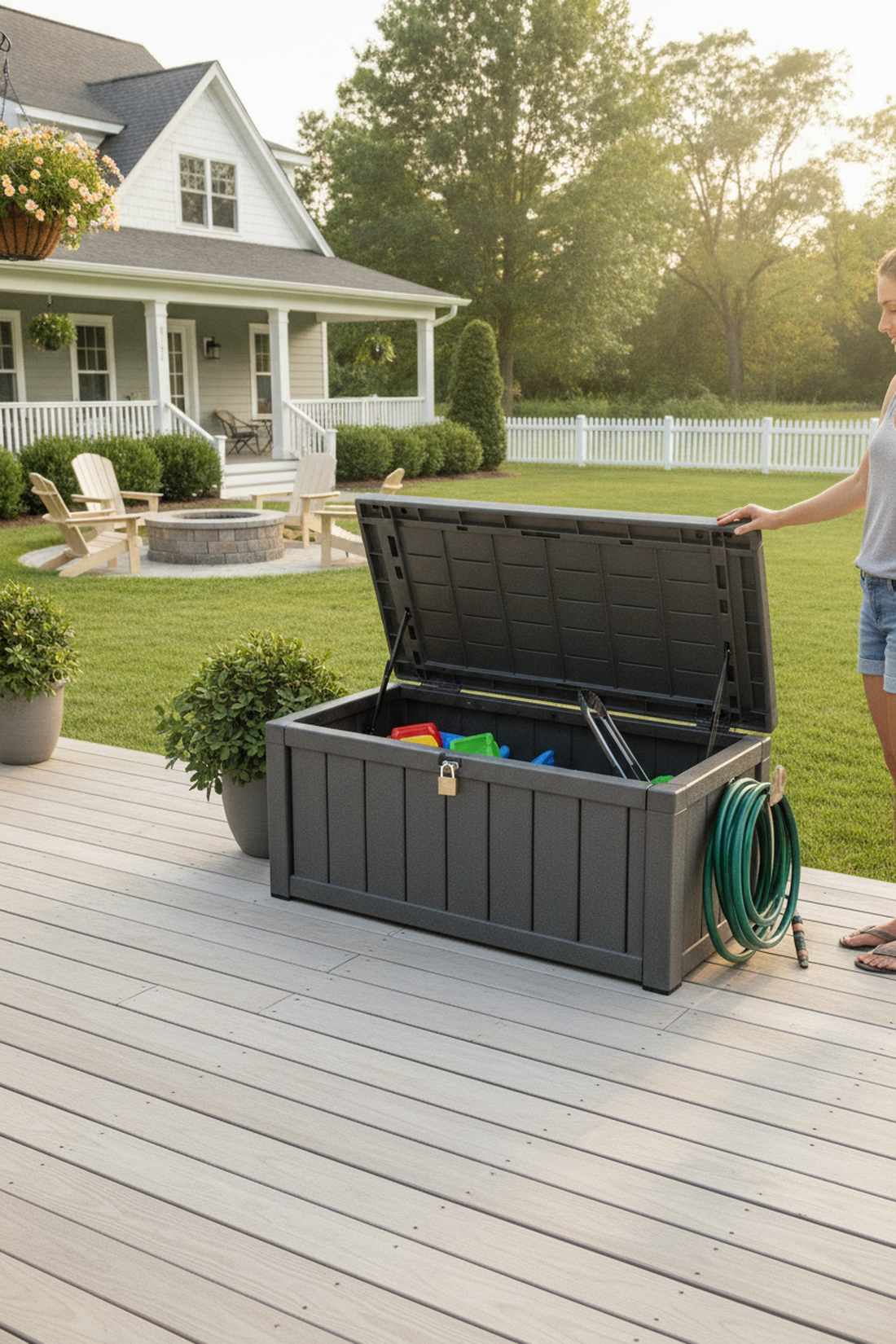 storage bench with lift top