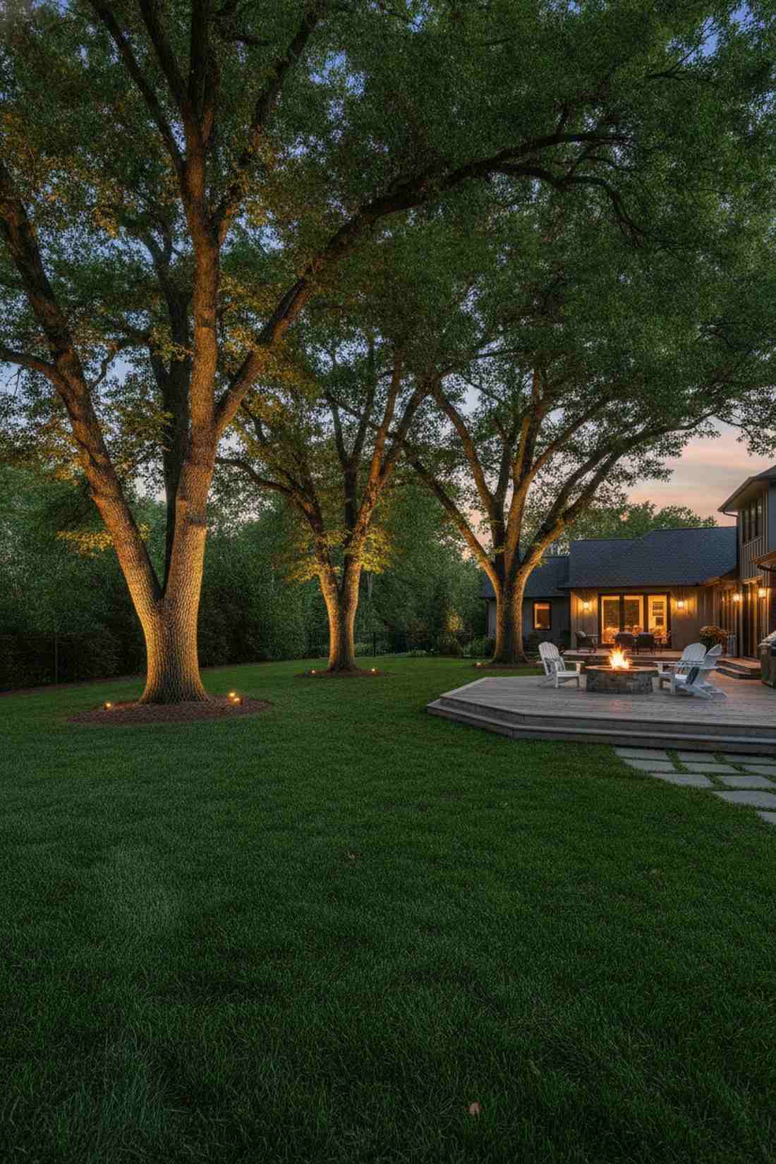 uplighting for trees