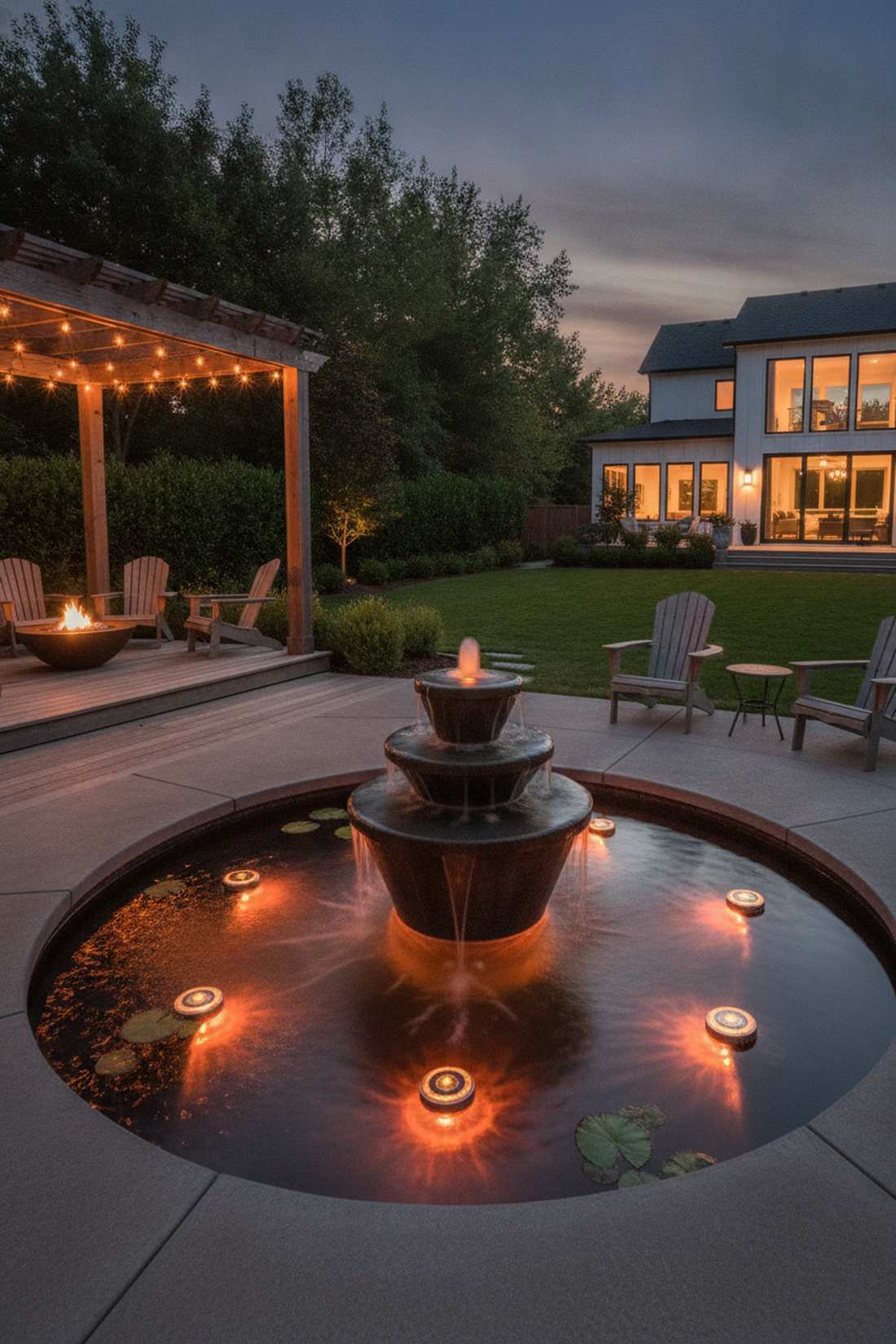 water feature lighting