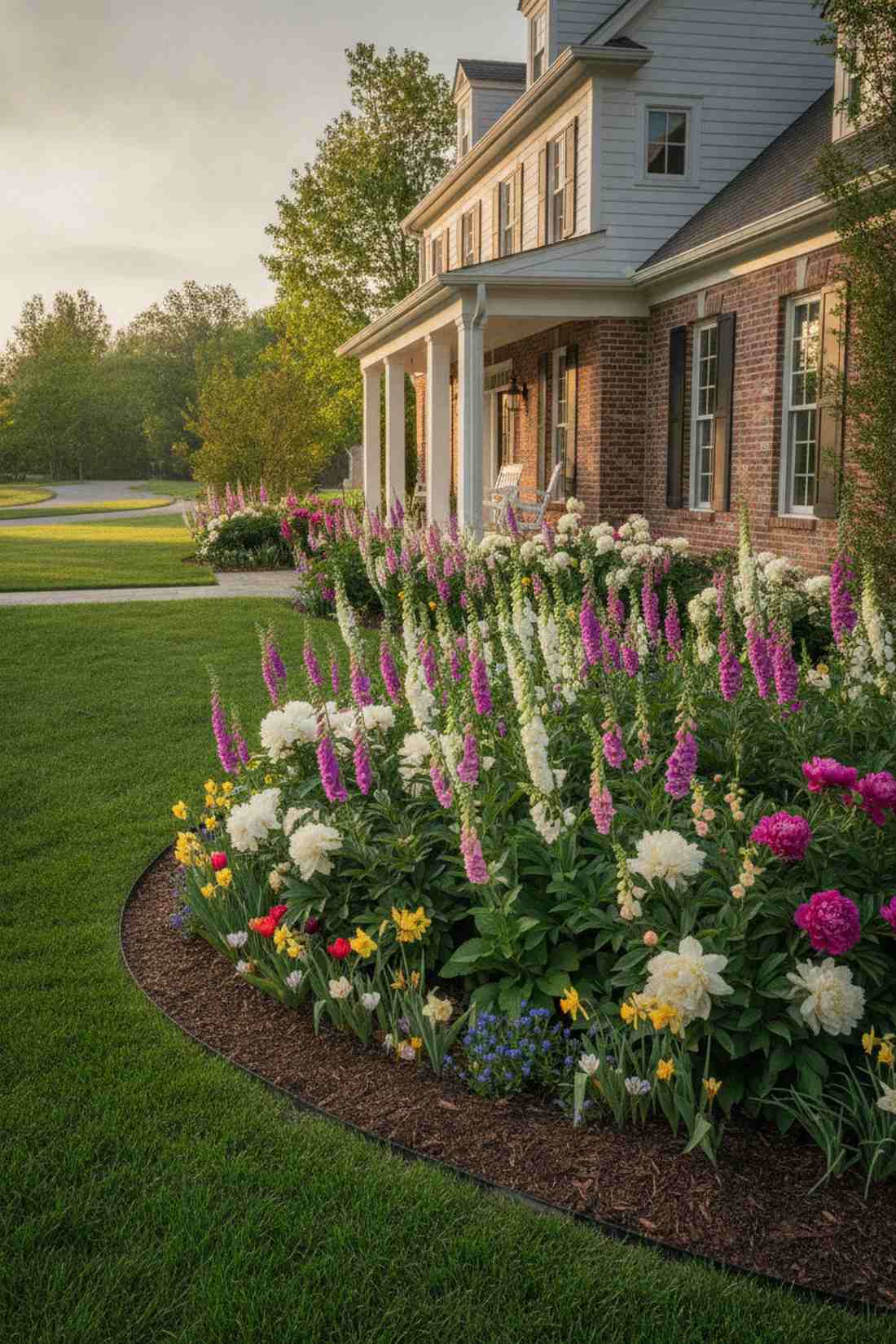 cottage foundation border