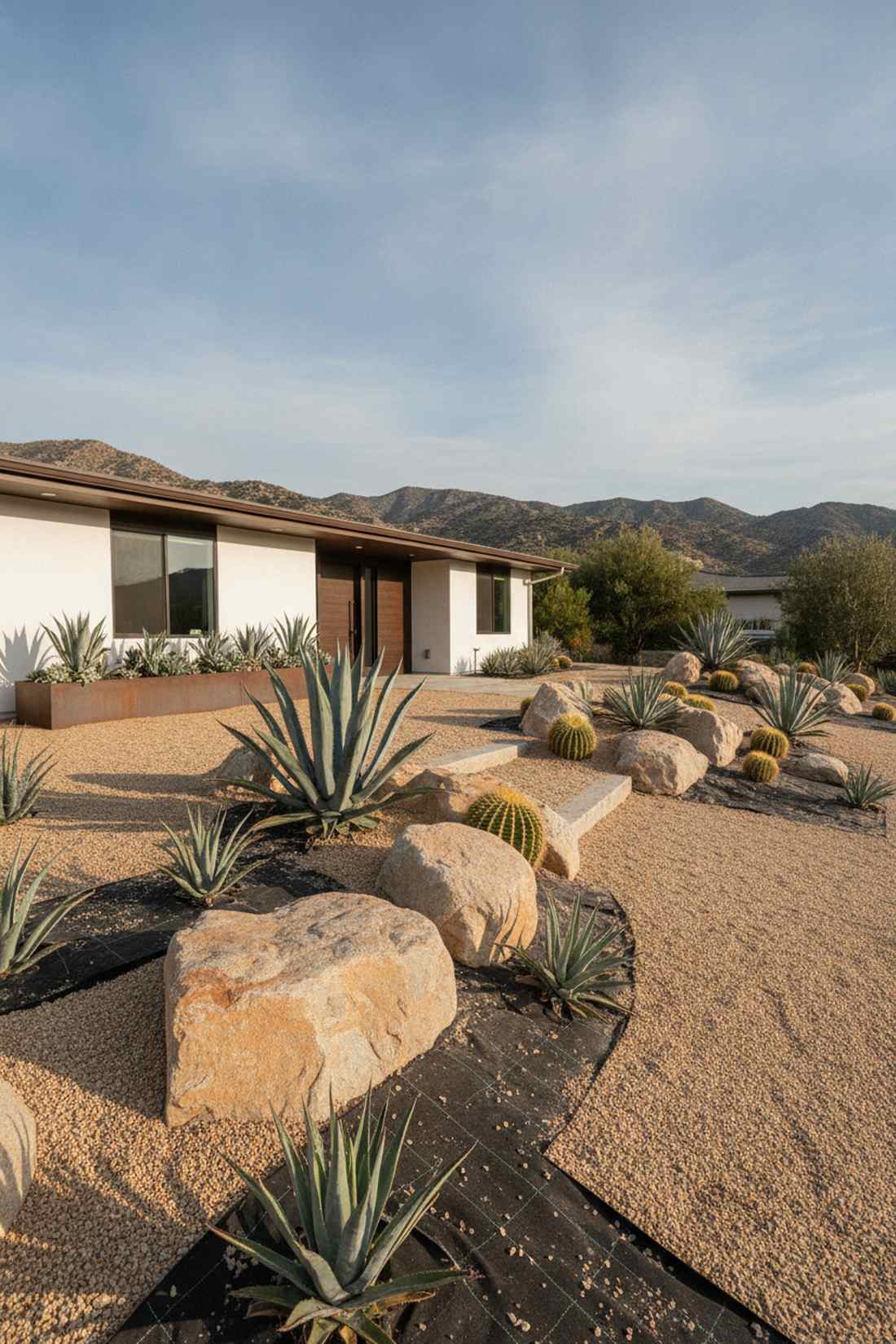 drought tolerant xeriscaping