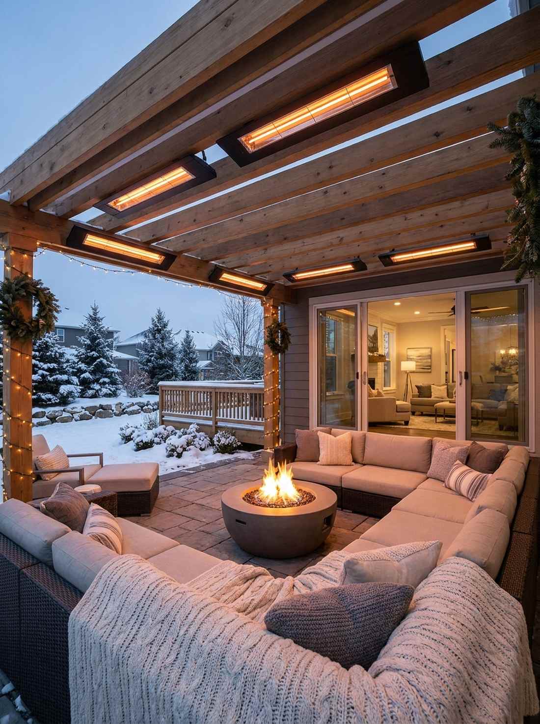 heated outdoor rooms
