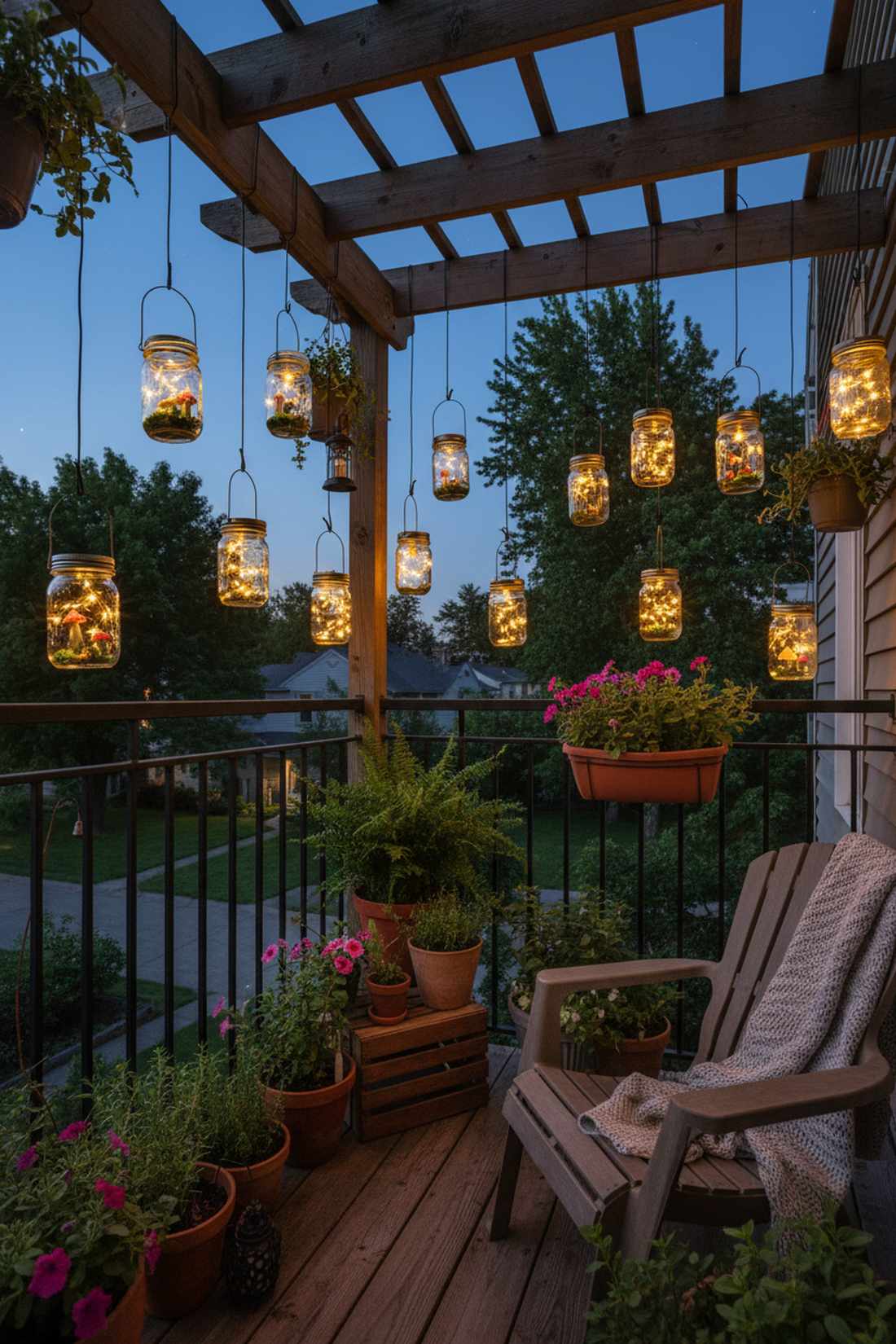 mason jar lanterns