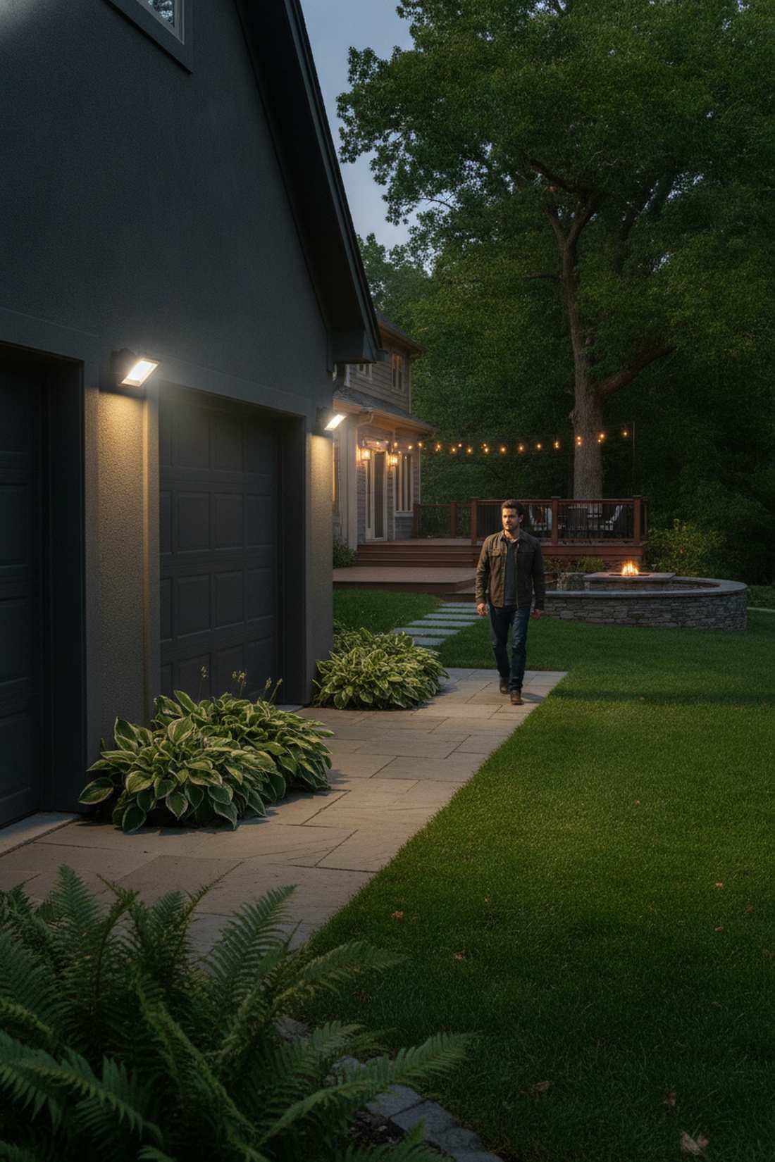 motion sensor security lighting