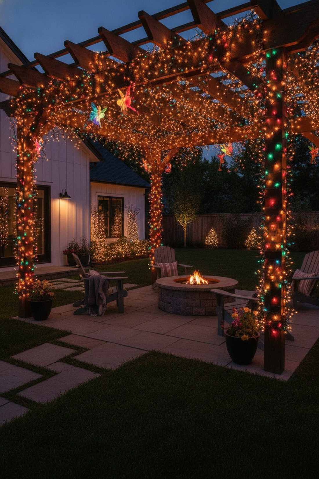 multicolor festive