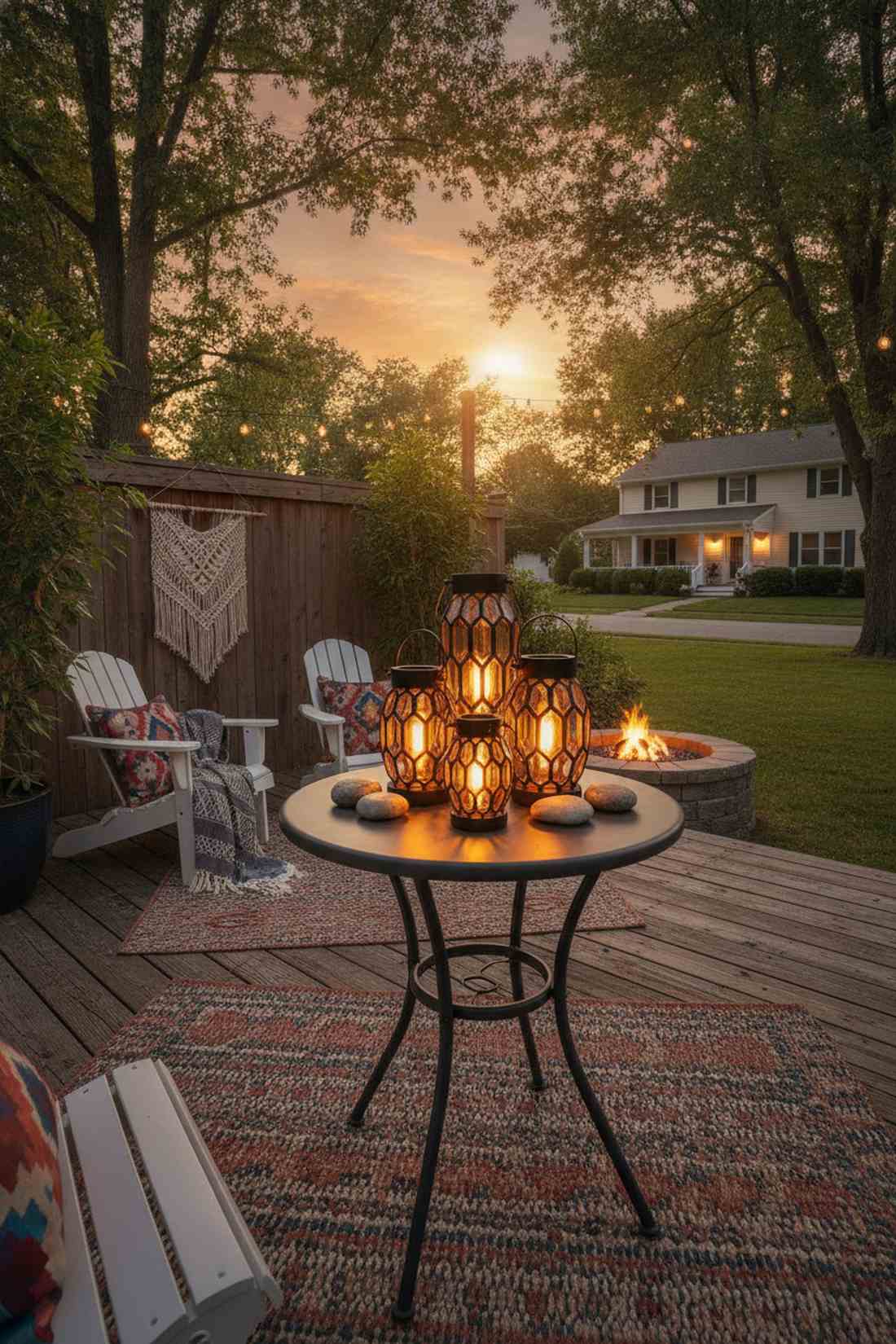 solar lantern clusters