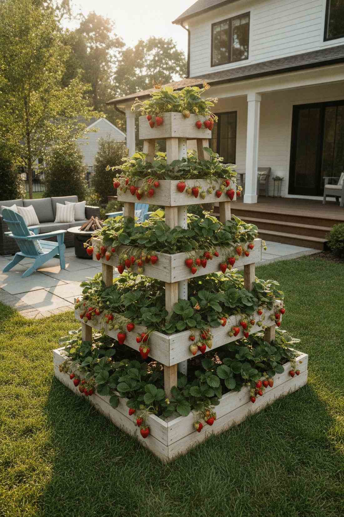 strawberry pyramid