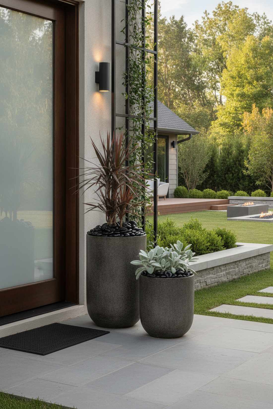 texture contrast containers