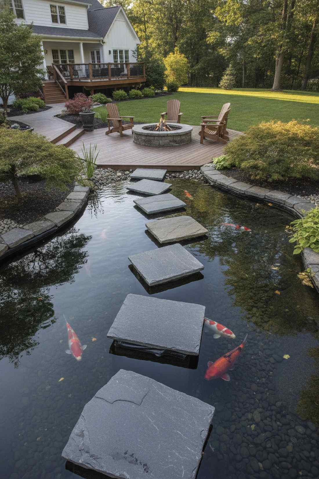 water feature crossing
