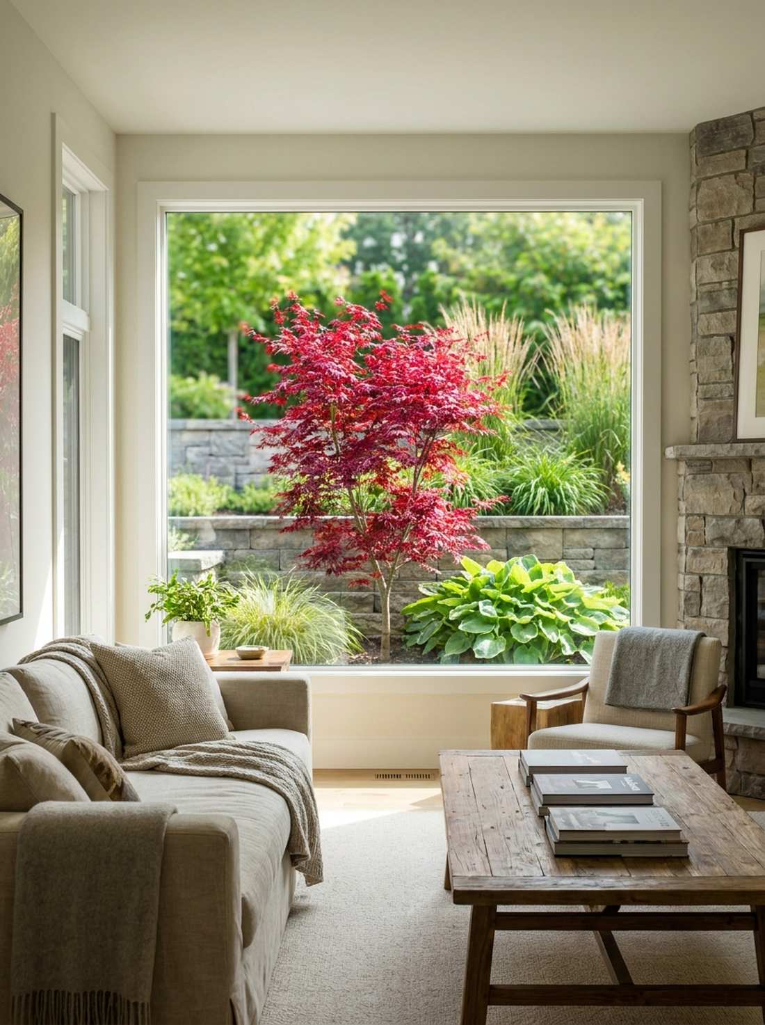 window framed composition