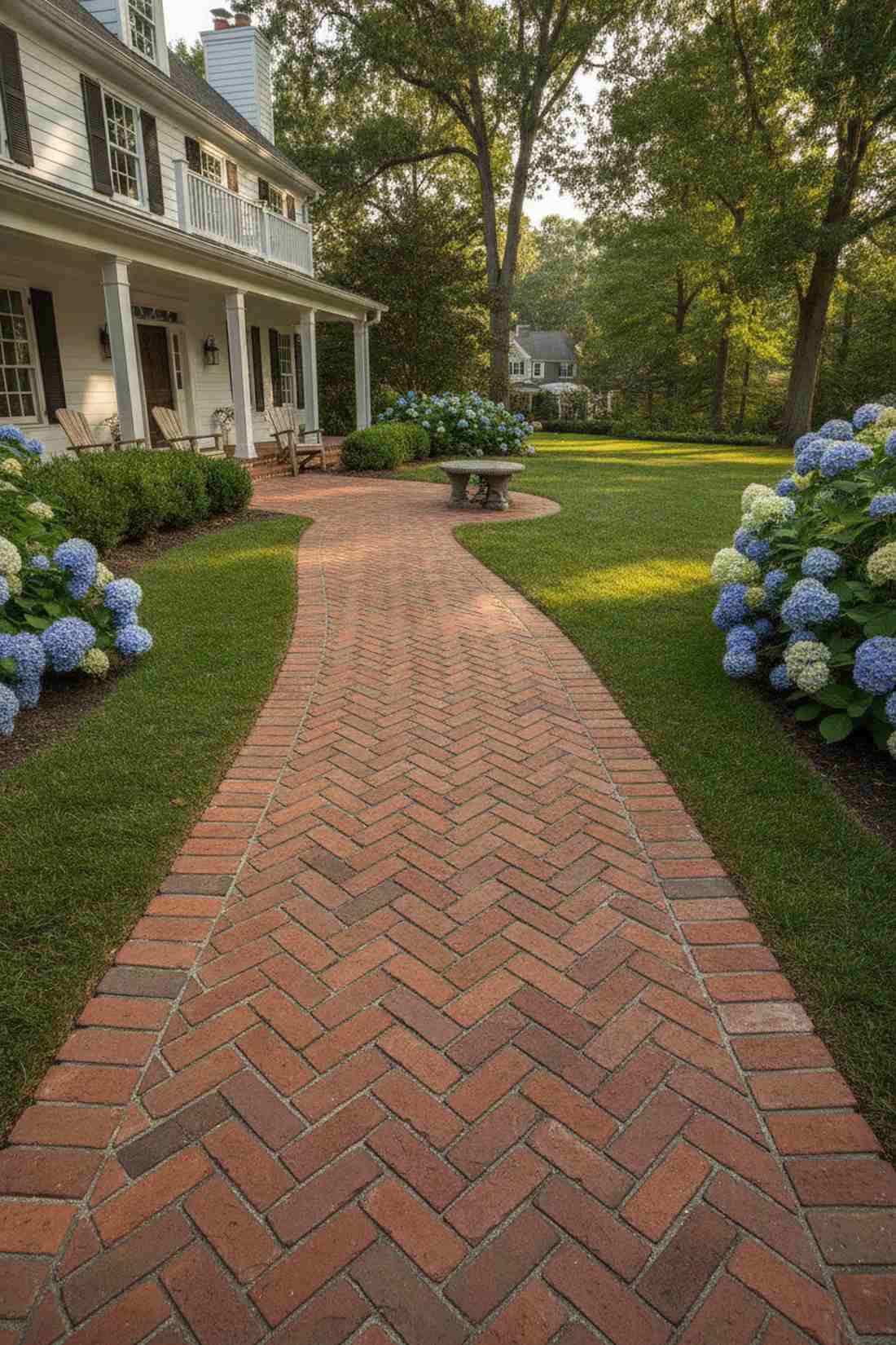 brick herringbone pattern