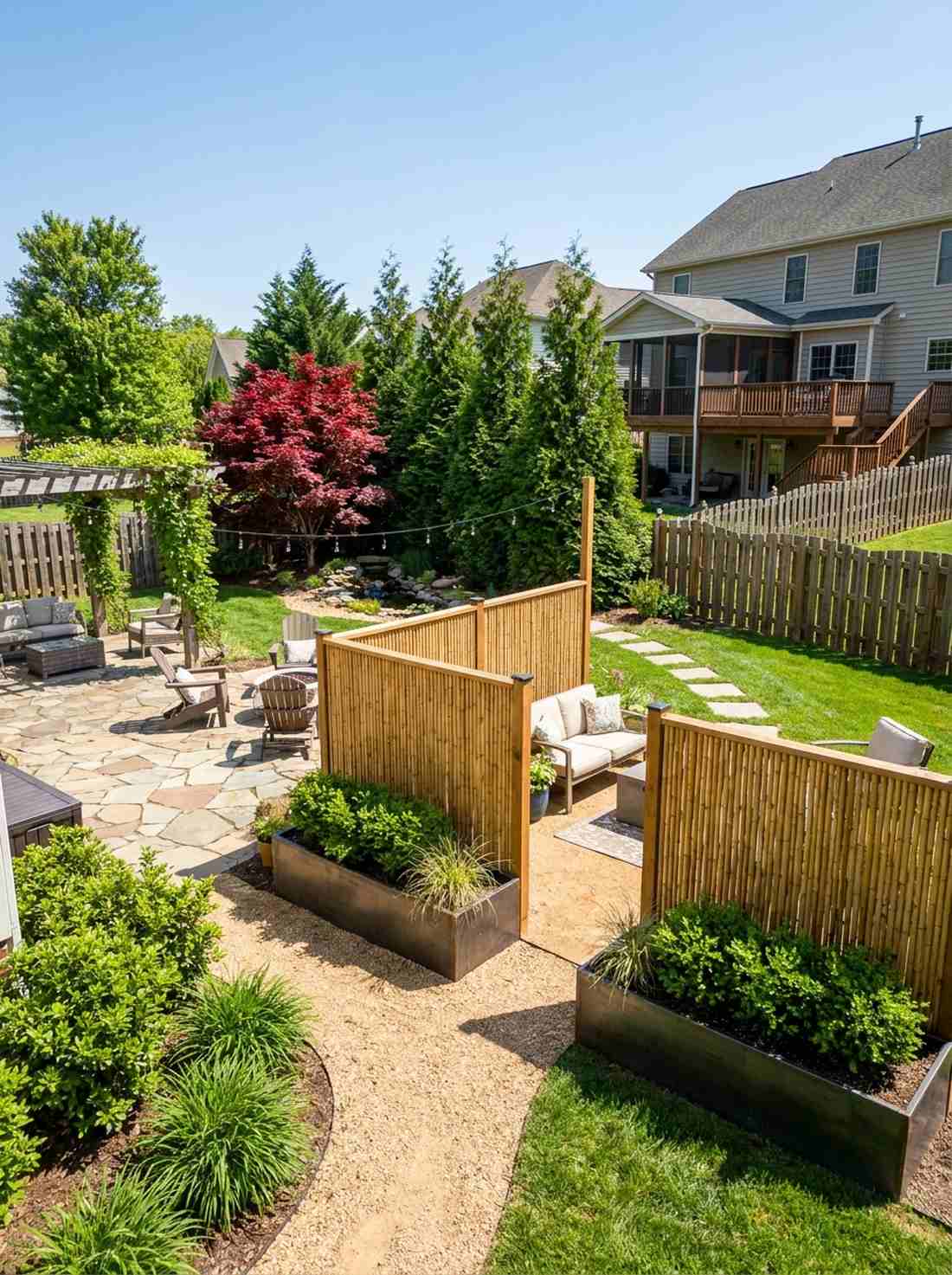 divided room garden