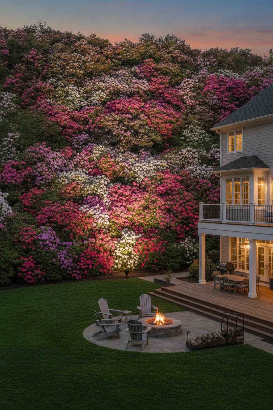 flowering shrub mass washing