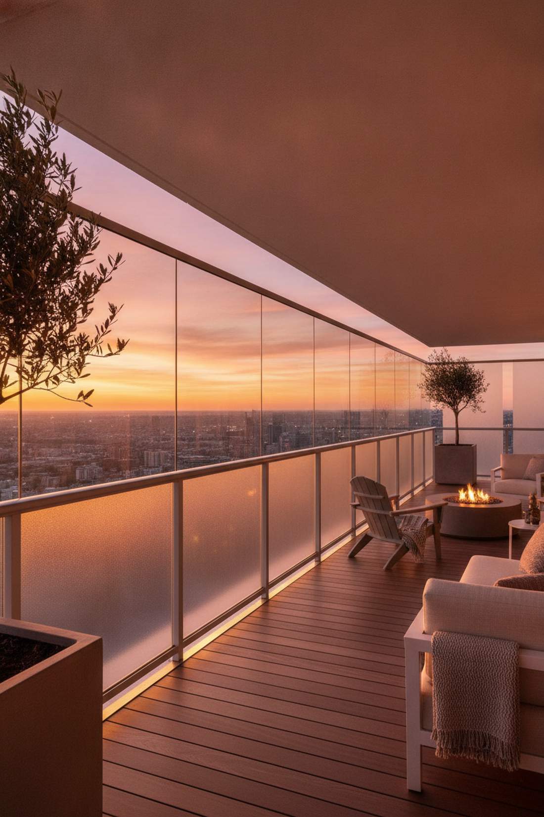 frosted glass panel divider