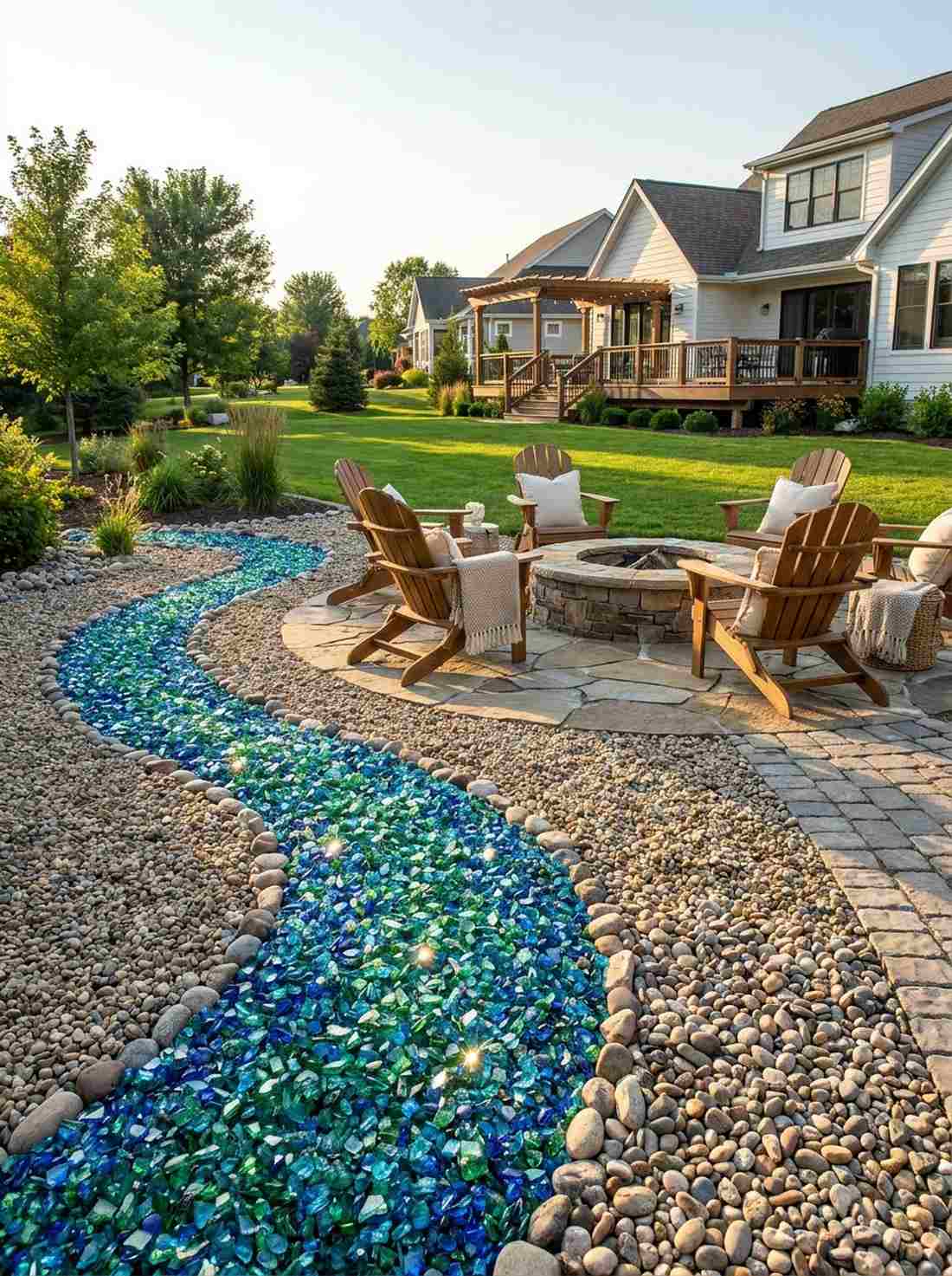 glass mulch highlights